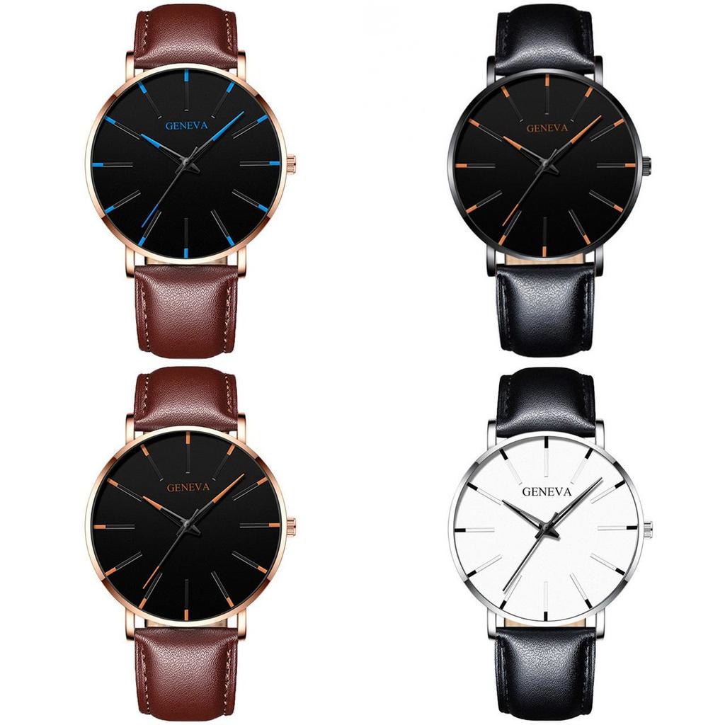 Stylish Geneva Couple Quartz Watch For Men And Women Business Casual Design Waterproof Decorative 10m Water Resistance