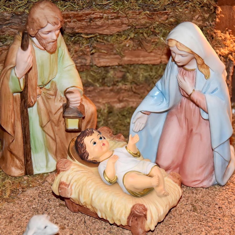 

Пасхальная фигурка младенца Иисуса: 2,4 Полимерные Мини Религиозные Подарки для Игры в Прятки Наполнители для Пасхальных Яиц Коллекционная Фигурка Рождества United States