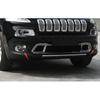 For Jeep Cherokee 2014-18 Chrome Front Bumper Fog Light Lamp Frame Cover Trim 2X