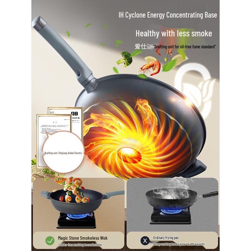 ASD Blue Diamond Titanium Non-stick Wok