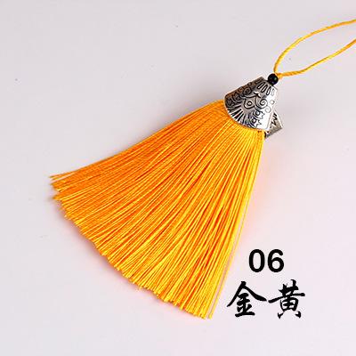 5Pcs 8cm Fish Mouth Tassel - DIY Fringe Trim for Handbag Fragrant Sachet Chinese Traditional Decorative Pendant for Costume Fan