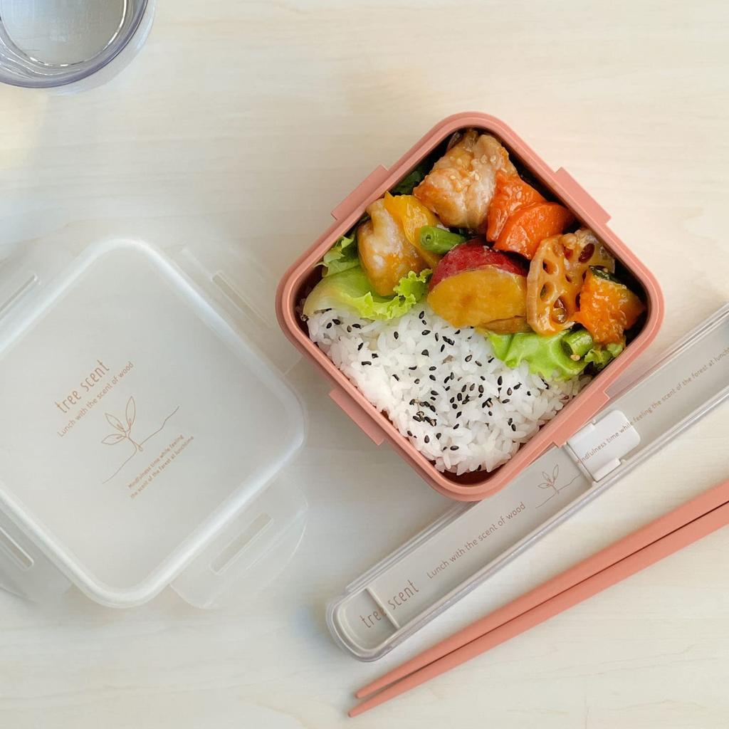 OSK Hinoki No Pla Food Container, Blue, PCL-7