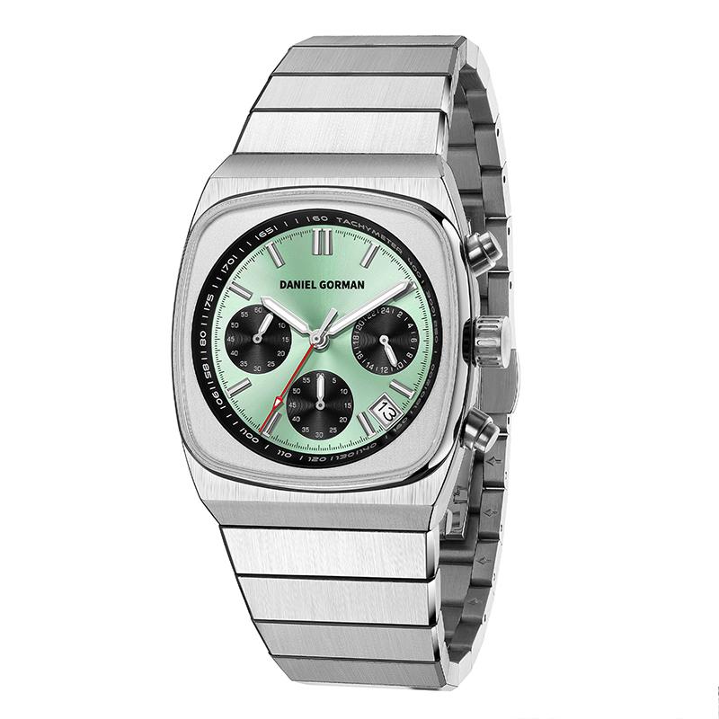 New Arrival DanielGorman Quartz Business Watch Sapphire Glass 5ATM Waterproof 304 Stainless Steel Dressy Wristwatch DG9008 Men