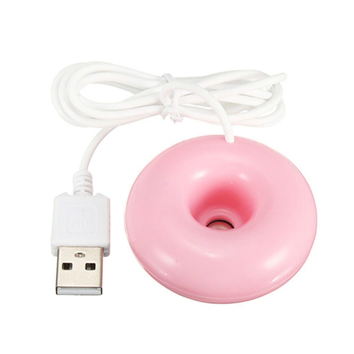 

Mini USB Desktop Donut Humidifier & Air Purifier розовый