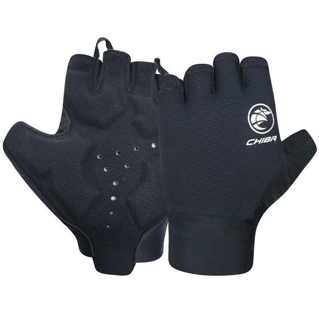 Велоперчатки Chiba Team Glove Pro (черный) M