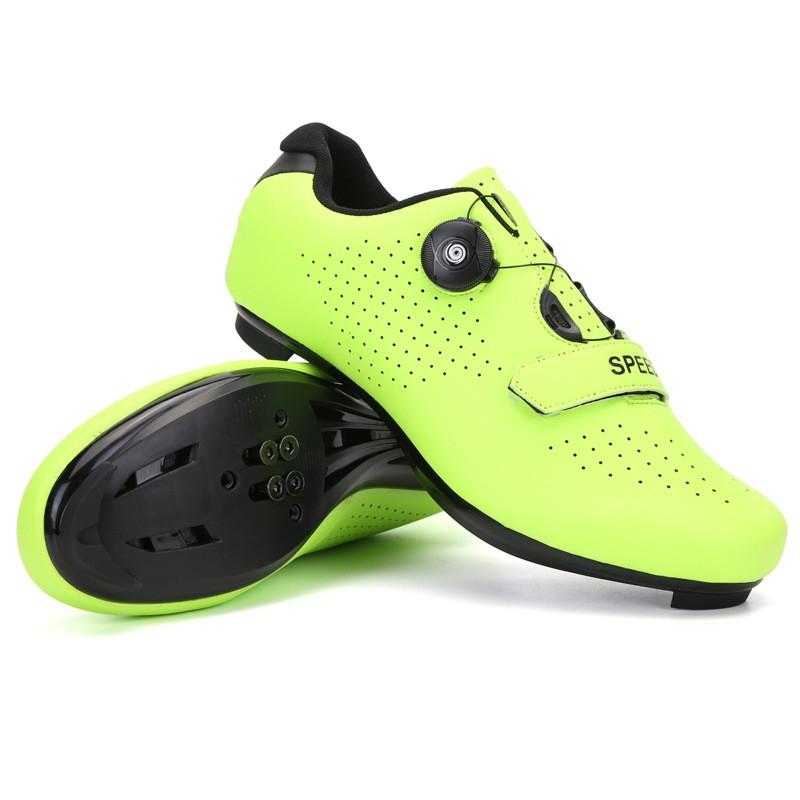 Unisex Cycling Shoes Road Mountain Bike SPD Clipless Pedals Breathable Rigid Sole Indoor Trainer Wide Fit
