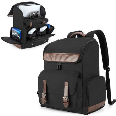 LoDrid PS5 Aufbewahrung Tragetasche PS5 Aufbewahrung Schutzhülle Tasche, PS5/PS4 Rucksack, Hülle, Stoßfest, Staubdicht, Wasserdicht, Tasche,