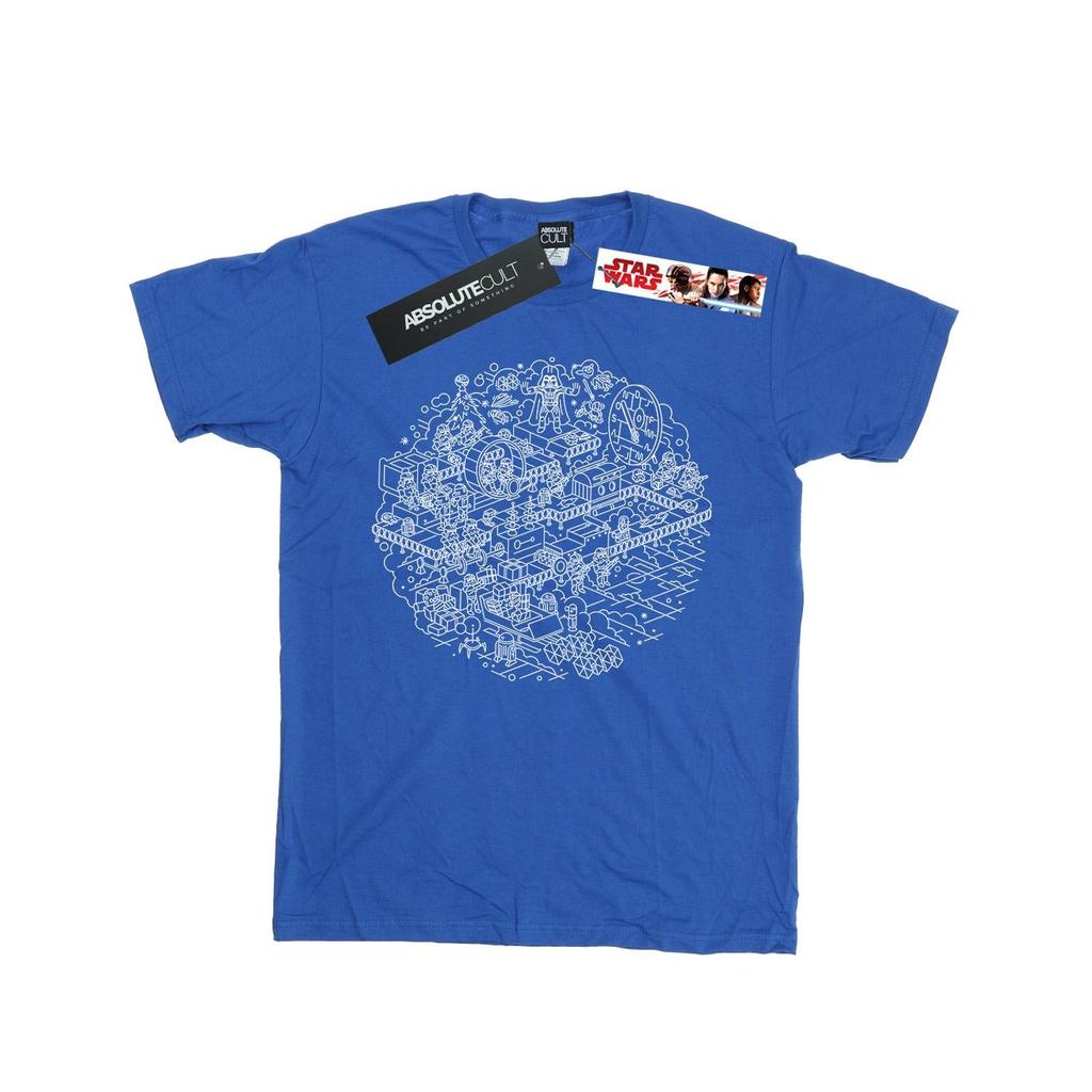 Star Wars Mens Christmas Death Star T-Shirt