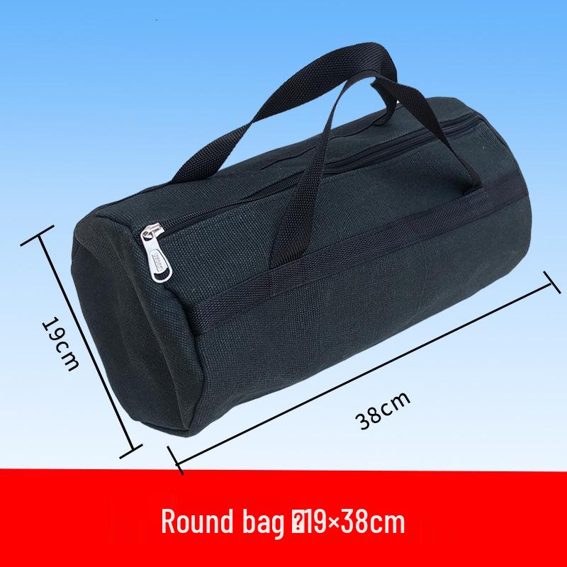 Large Capacity Thickened Canvas Electrician and Auto Repair Tool Bag