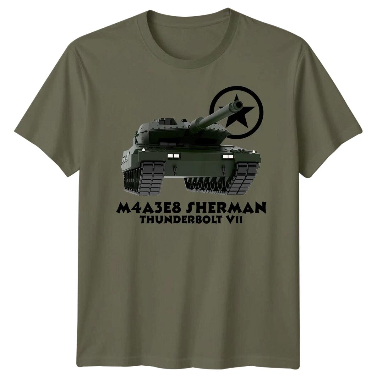 

Family Sherman Thunderbolt VII D-Day T-Shirt Tee 1944 World War II Normandy #DD XL