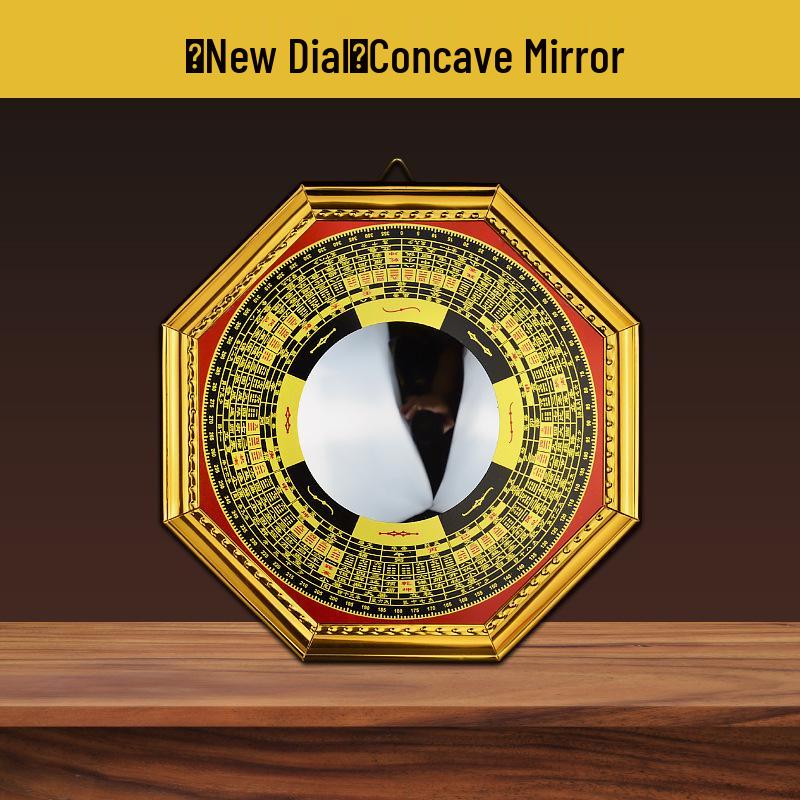 

Gold-Edged Tai Chi Bagua Mirror with Frame Hanging Ornaments