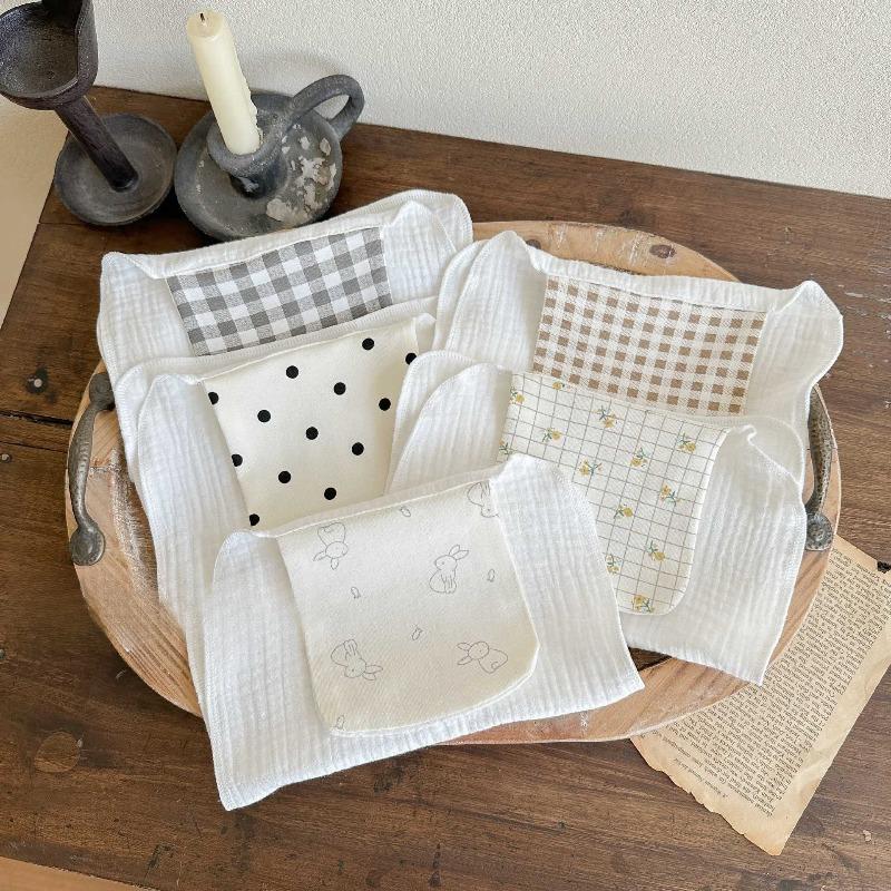 Sweat Towel Baby Class A Pure Cotton Sweat Towel Baby Kindergarten Boys and Girls Cotton Gauze Pad Back Towel Sweat Towel