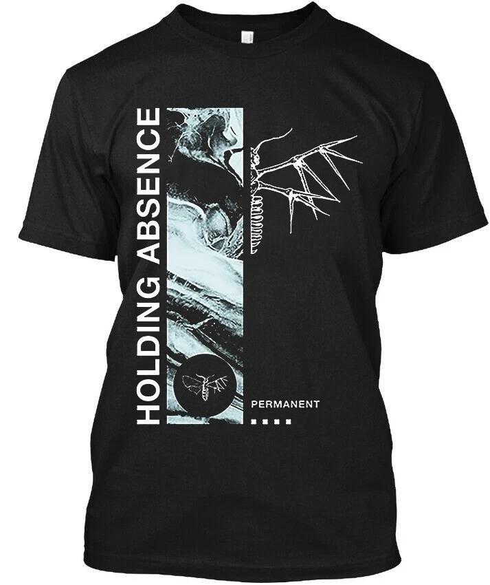Limited New Holding Absence Permanent English Post-hard Music Logo T-SHIRT M