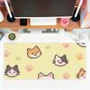 Kawaii Cartoon Pixel Kitten Mouse Pad For Office Gaming And Keyboards NonSlip Large Waterproof