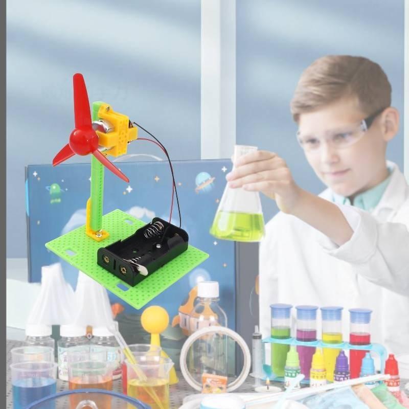 Grund- und Mittelschüler Bastel-Kunststoff-Elektrolüfter Wissenschaftsexperiment Materialpaket Großhandel Se-22 Farbe