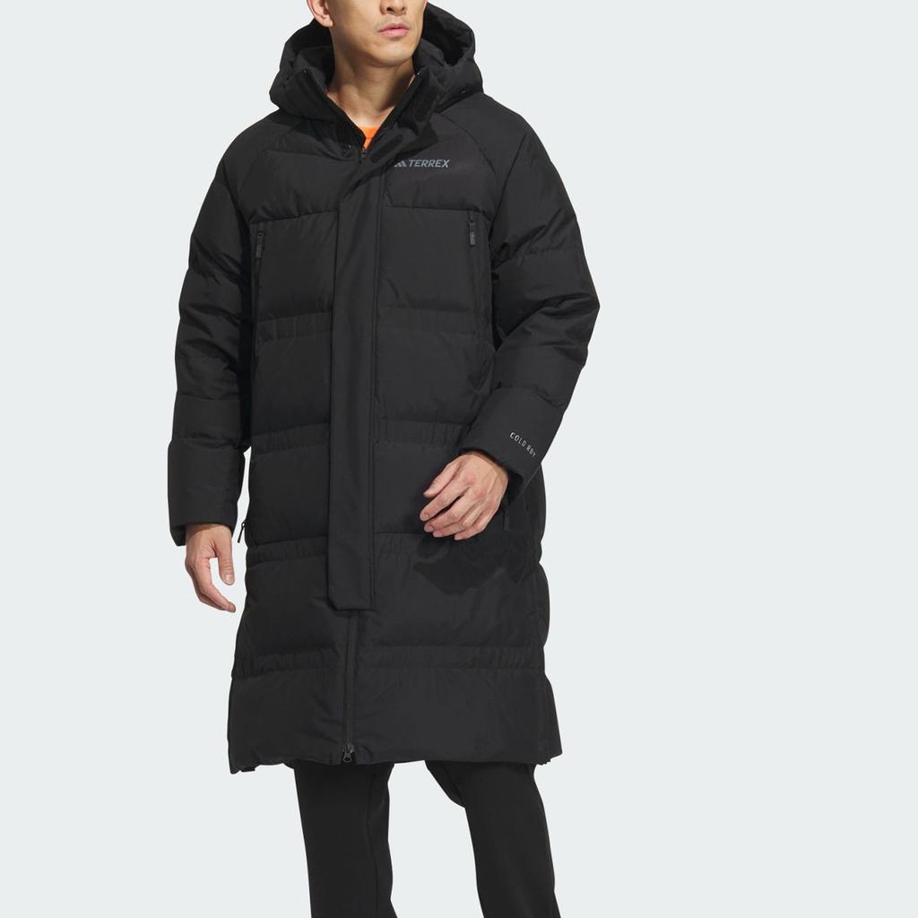 Adidas 800 Fill Letter Print Outdoor Sports Hooded Down Jacket Men Jackets Black IL8968
