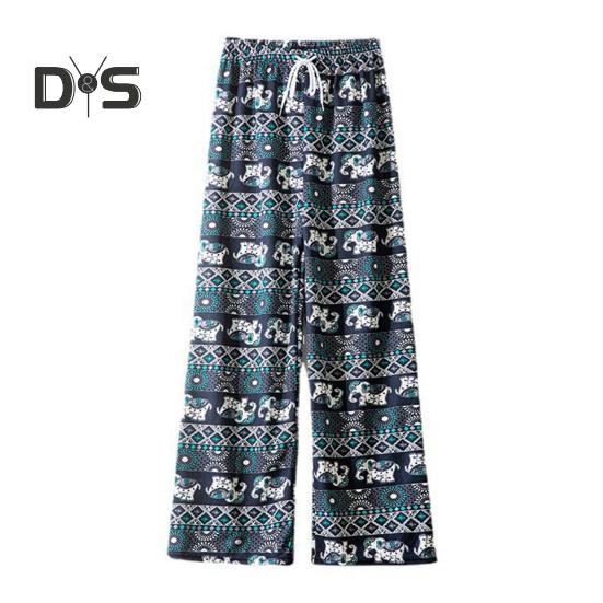 Breathable Casual Pants Full Length Popular Simple Wide Leg Long Trousers