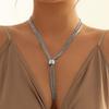 Accessories Hip Hop Trend Pendant Neck Chain Multi-layer Chain Clavicle Necklace Accessories Temperament Round Ball Personality Necklace