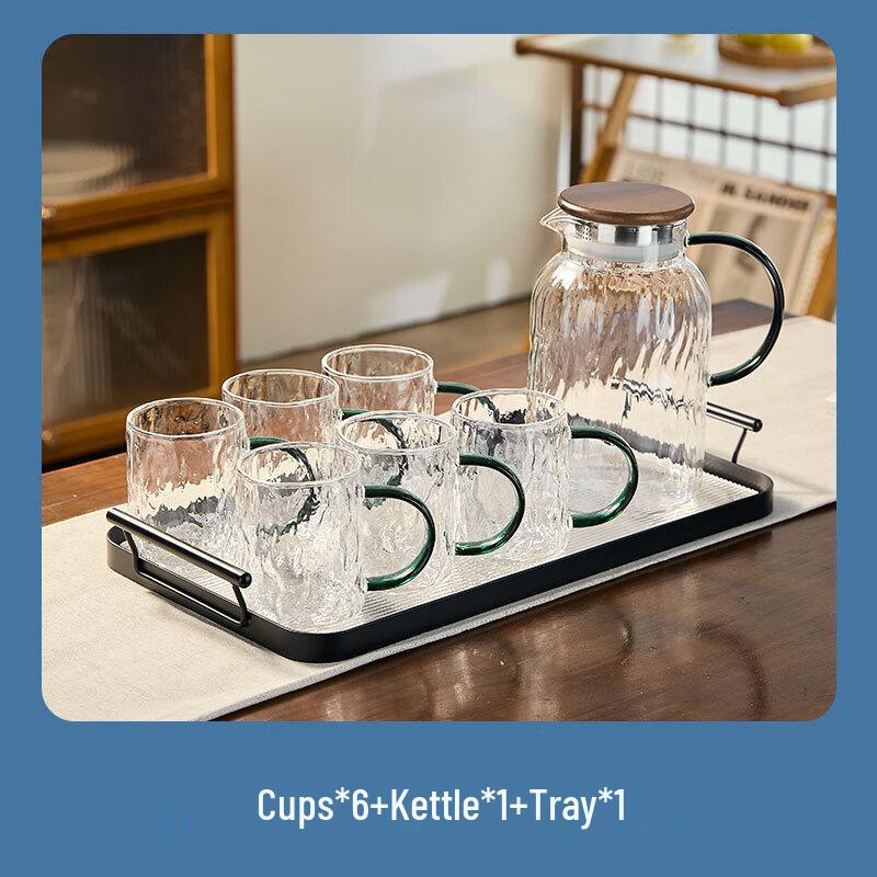 Shangqi Glacier Pattern Heat-Resistant Glass Cup Set