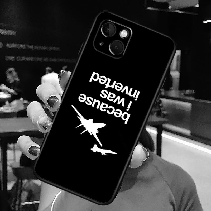 Airplane Pilot Phone Case For iPhone 16 Pro Max 15 13 12 11 14 Pro Max Plus 12 13 Mini XR 16e Funda Cover