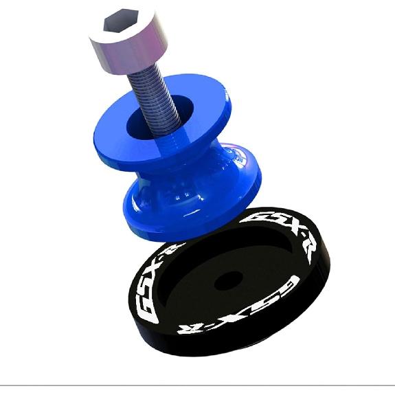 Motorcycle Accessories CNC M8 Swingarm Spools Slider Stand Screw Compatible with Suzuki GSXR 600 750 1000 GSX R 600 750 1000 1998-2022 2021