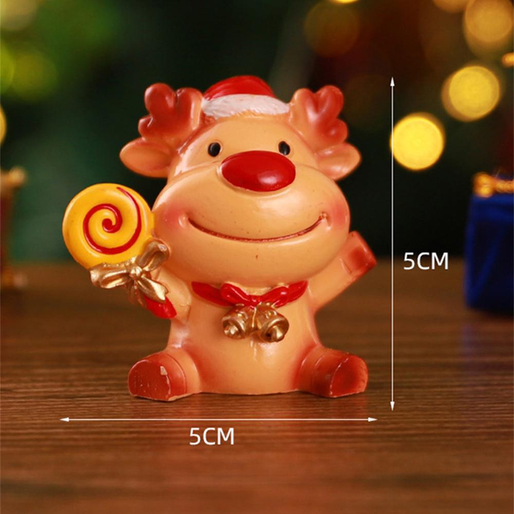 

Christmas Decorations Safety Exquisite Holiday Decorations Colorful Ornaments Great For Christmas Decoration Festive Resin Mini