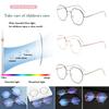 Retro Eye wear Metal Myopia Optical Mirror Vision Care Anti-blue Light Glasses Eyeglasses