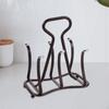 Cup Drying Rack Glass Cups Stand Holder, Multipurpose 6 Holder Iron Mug
