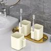 New Design High Beauty Toothbrush Cups For Home Couples Milk White Toothbrush Cups Toilet Cups Children'S Teeth Cups Toothbridge Cups Storage Cups