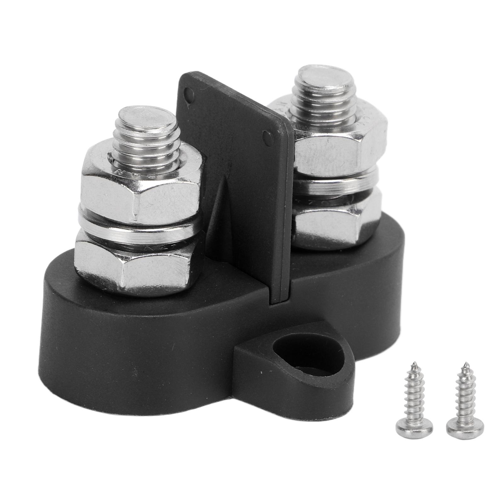 

Клемний блок шини постійного струму 48 В, 516 дюймів M8 ізольований подвійний позитивний розподільний штифт