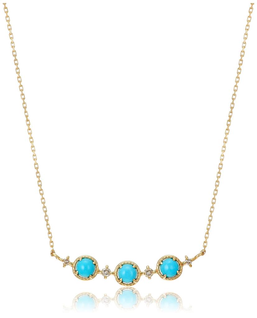 BLOOM Official Necklace In 10K Yellow Gold with December Birthstone Turquoise [Web Exclusive] Women's (0351-1240-0041-0000)