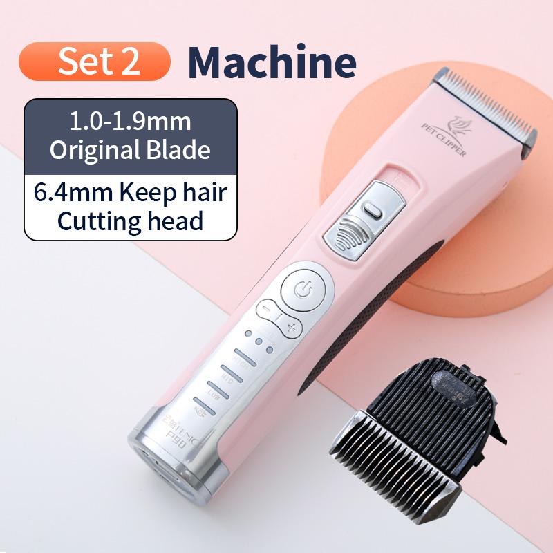 Fenice Clipper Dogs Professional LCD Screen Pet Cat Clippers Electrical Grooming Trimmer Rechargeable Haircut Machine Animals