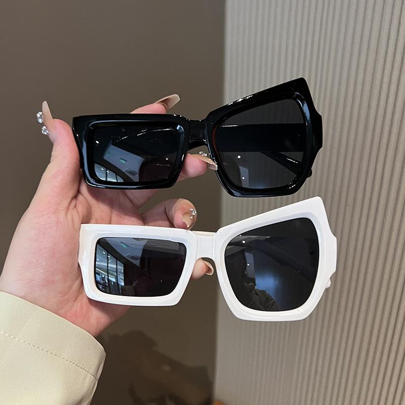 Eyebrow Sunglasses Women Men Polygon Vintage Brand Designer Square Sun Glasses For Women Shades Female Eyewear Unisex Glasses