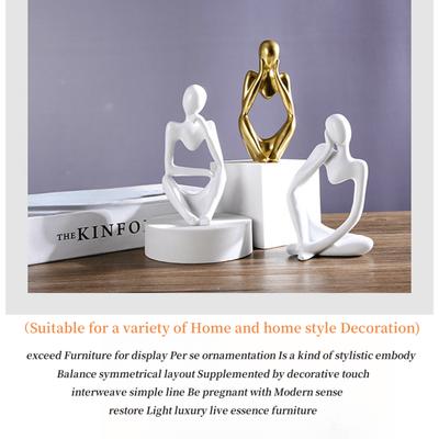 1 pièce de décoration de maison abstraite de style nordique léger et luxueux, ornements de mini-forme, artisanat, décoration de bureau, œuvres d'art, cadeau