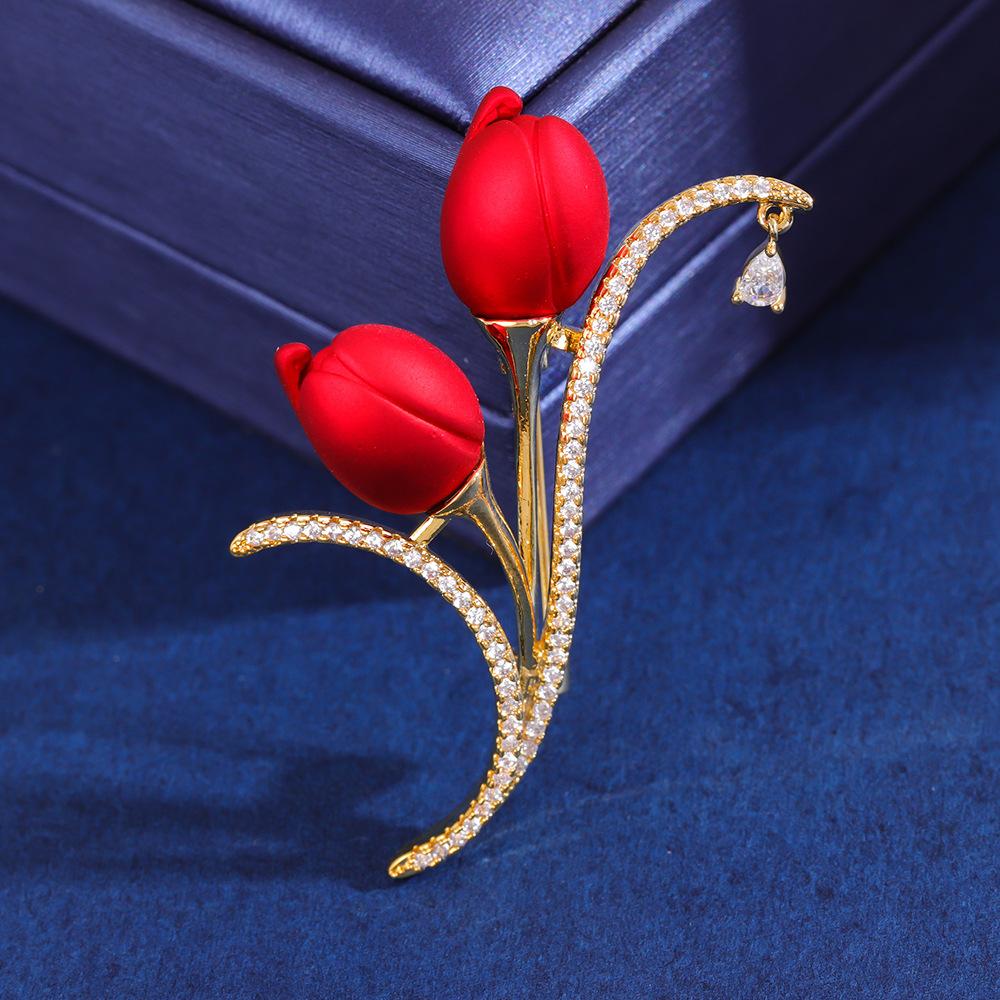 Senior Brooches Flower Leaf Brooch Pins for Women Suit Pendant  Fashion Brooches Jewelry