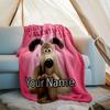 Custom Name Wallace & Gromit Theme Printed Blanket - Perfect for Couch, Bed, Travel & Outdoor Use | Machine Washable, Cozy & Durable.