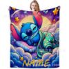 Stitch Flannel Blanket Star Baby Blanket Air Conditioning Blanket Nap Blanket Flannel Blanket Cross Border