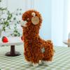 Cute alpaca doll lamb pendant plush toy grab machine doll zoo event gift