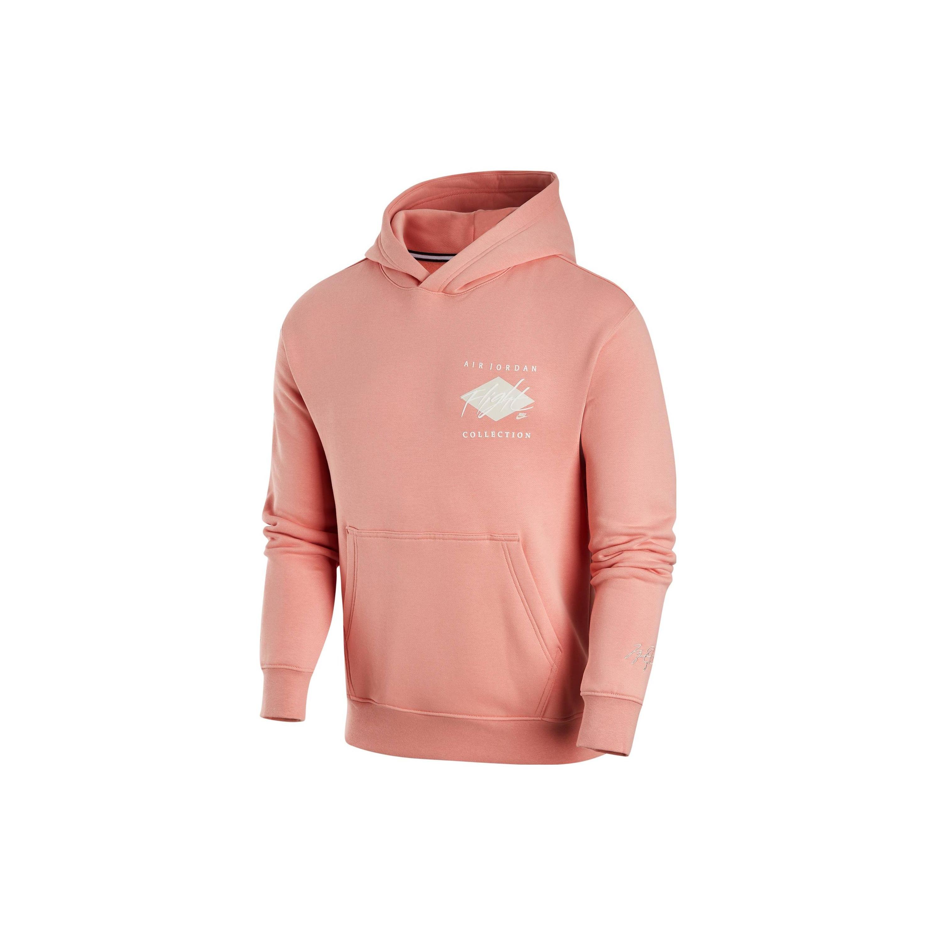 Air Jordan Flight Logo Hoodie Light Red Men s DH9020-824 M
