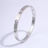 Classic titanium steel bracelet for women, popular fashion light luxury bracelet, ten diamond gold bracelet for girlfriends