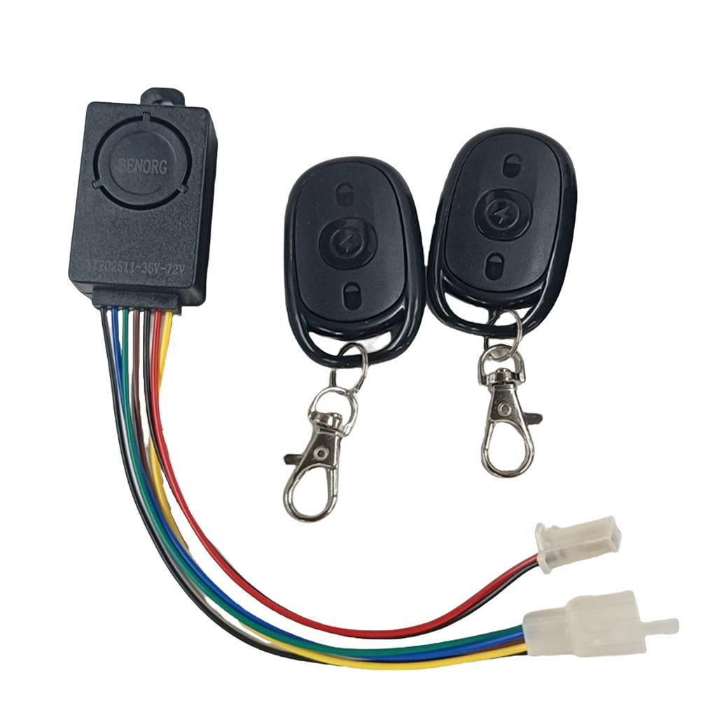 Anti-Theft E-bike Alarm System Electric Scooter Security Remote Control Alert for Cycling Vehicle Accessories