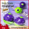 3D Gravity Carrot Gyro Stress Relief Massage Ball Toy