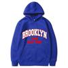 Autumn Winter Brooklyn1988 New York Printed Solid Color Hoodie Classic Coat Daily Casual Hoodie Street Sweatshirt Gift