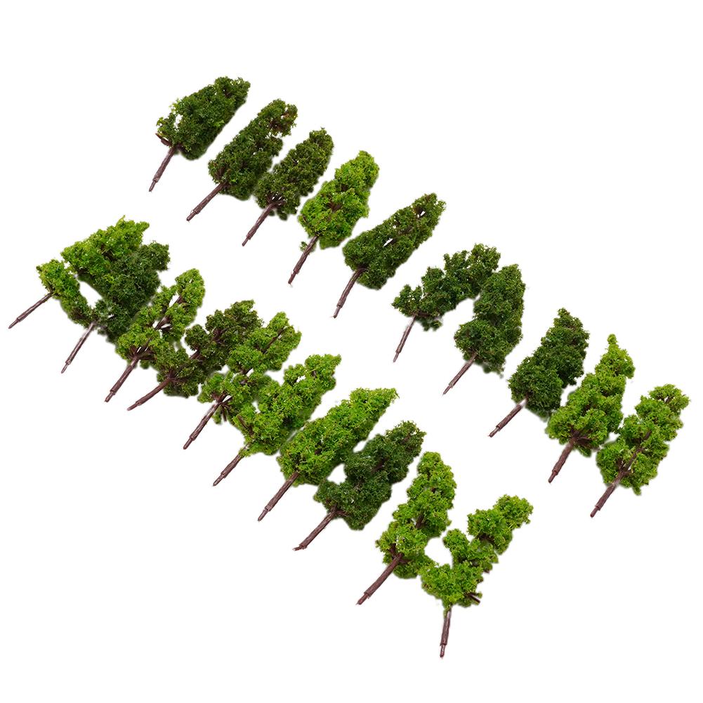 Miniature Landscape Model Trees Park Scenery 1:200 Scale