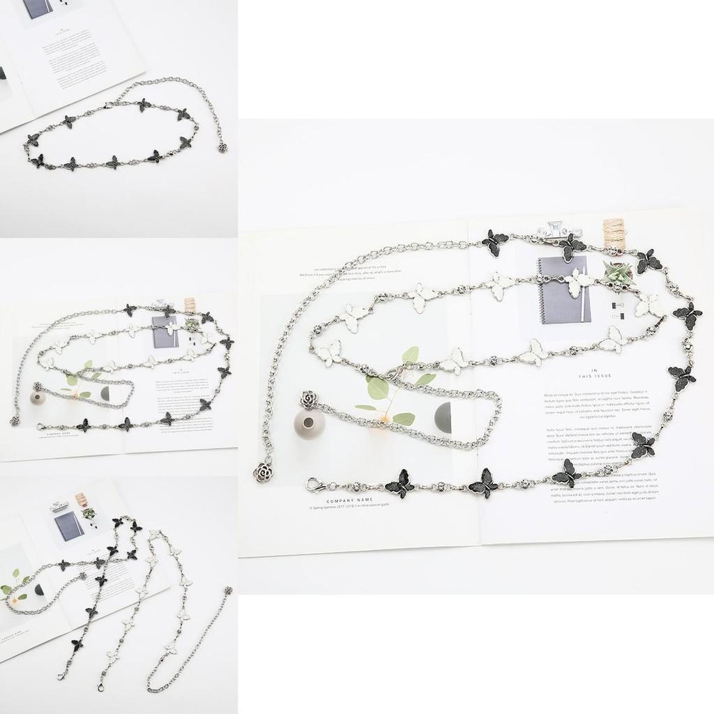 Fashion Metal Butterfly Design Women Waist Chain For Dress And Shirt Styling