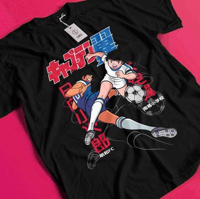Captain Tsubasa T-Shirt Japanese Anime Football Unisex Tee Soccer Manga Tshirt BB214