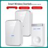 Smart Wireless Self-Powered Doorbell with UK/EU Plug - Dual Music System
