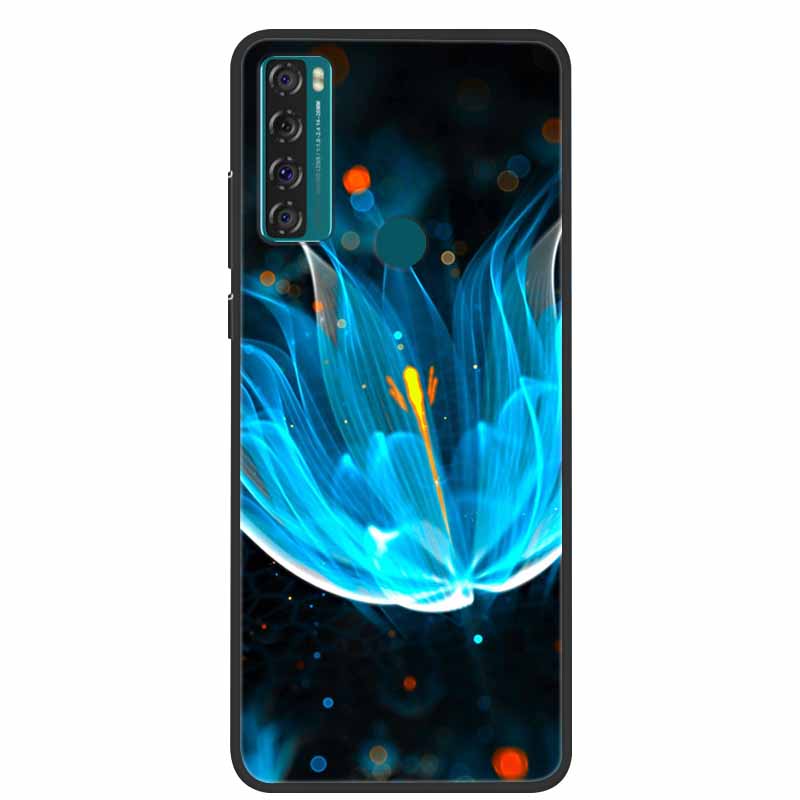 Para TCL 20 SE Funda 205 de silicona suave Funda de dibujos animados para TCL 20B 6159K Funda trasera para TCL 20 R 5G 20SE Fundas de moda TPU Funda