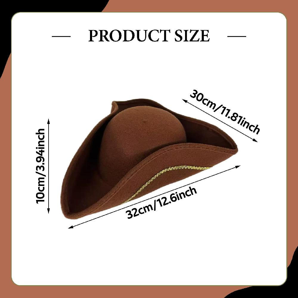 Kostümzubehör Piratenhut für Festivals und Verkleidungsanlässe