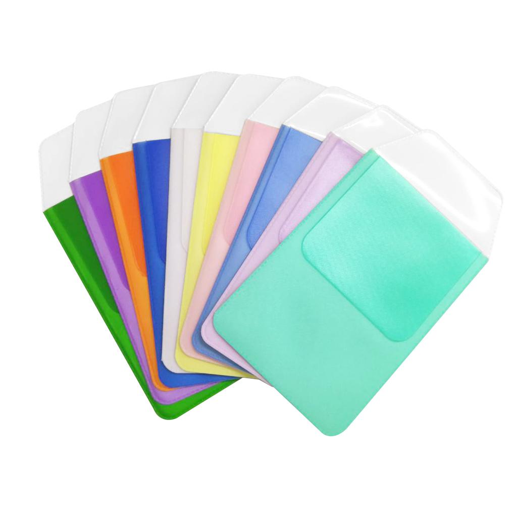 10PCS/Set PVC Pen Inserted Leak-Proof Pocket Protectors Shirt Pocket for School Hospital Office, Mix Color